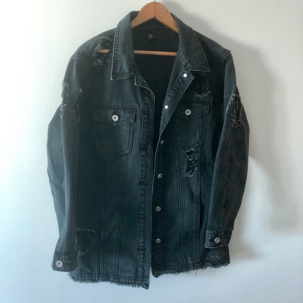 Distressed Denim Jacket